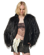 Wool Fur Hybrid Jacket