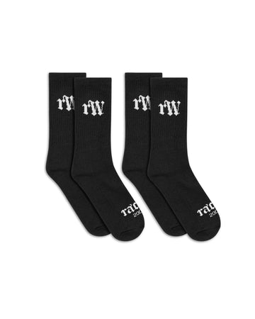 Black Racer Socks 2 Pack