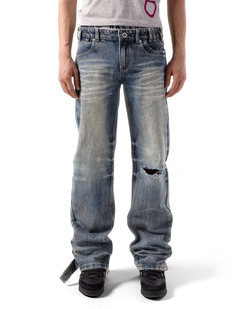 Slim Low-Waist Denim