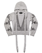 Military V-Neck Sweater