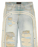 Light Blue Track Jeans