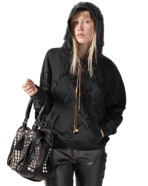 Black Patch Hoodie