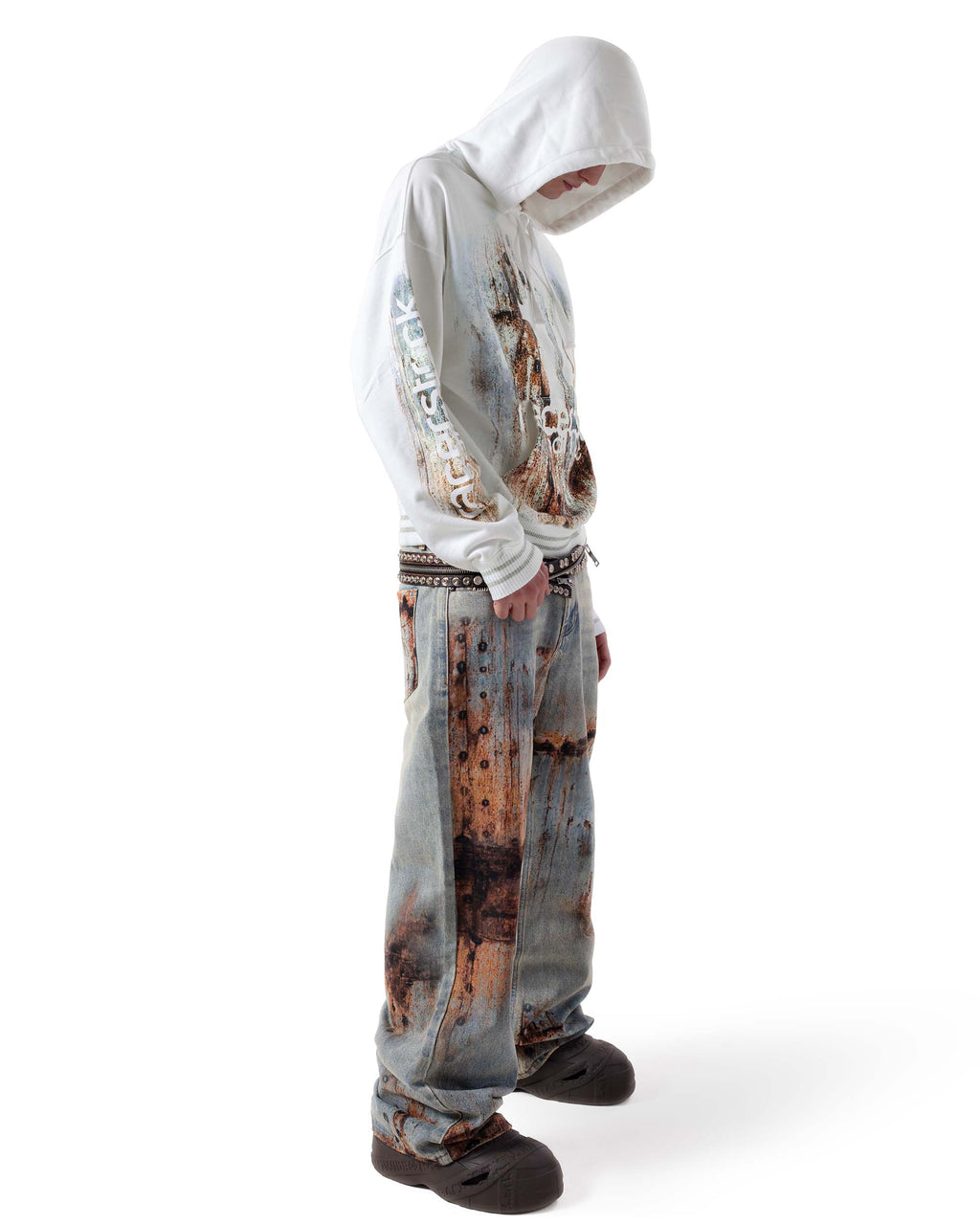 White Rust Hoodie