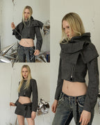 Herringbone Transformer Jacket