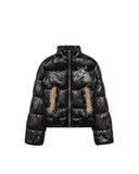 Slim Furry Puffer Jacket