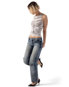 Slim Low-Waist Denim