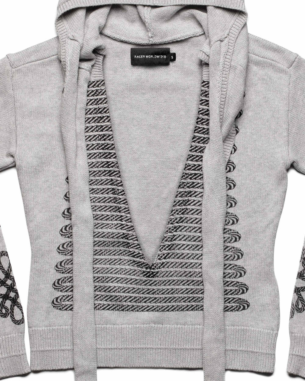 Military V-Neck Sweater