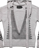 Military V-Neck Sweater