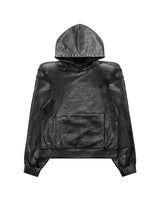 Waxed Shoulder Pad Hoodie